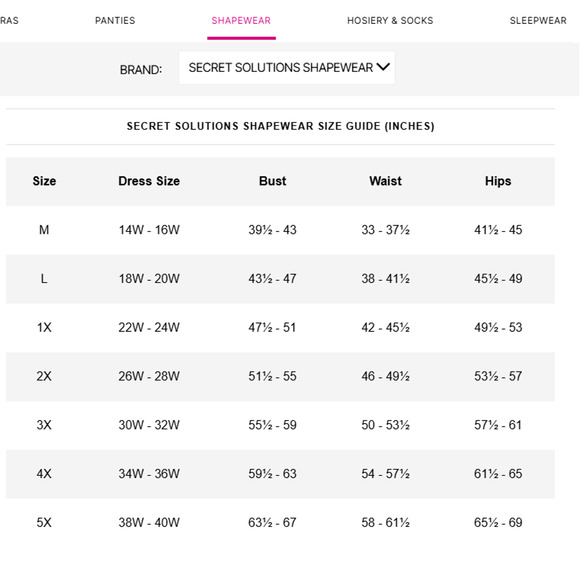 Woman Within Secret Shaper Shapewear Bottoms 4X High Rise Power Firm Control Tan - Picture 4 of 10